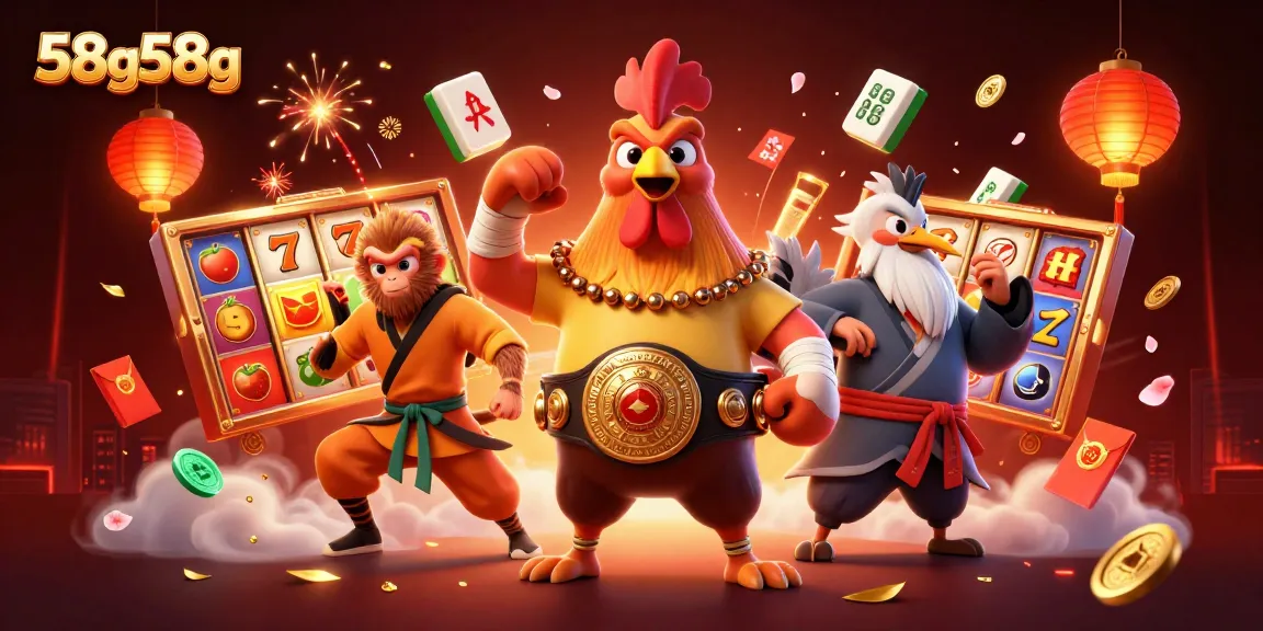 Experience thrilling gameplay at 58g58g with vibrant slot reels and lucky symbols