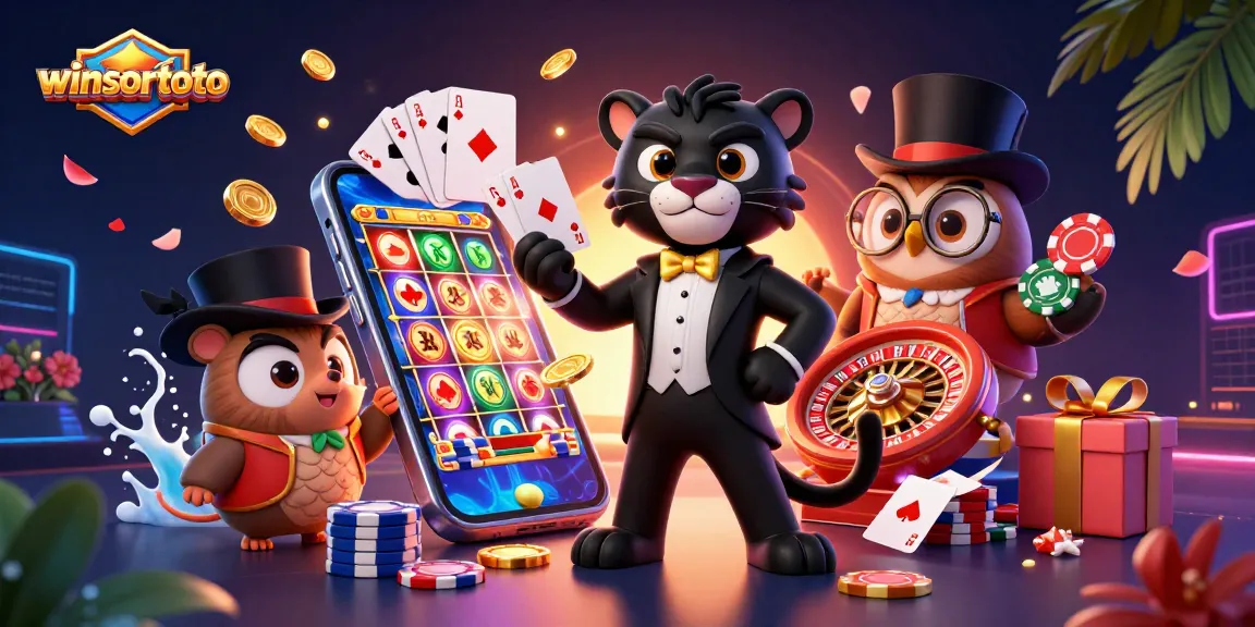 Menangkan jackpot dengan winsortoto, fitur permainan slot berwarna cerah dan keberuntungan nyata di kasino online.