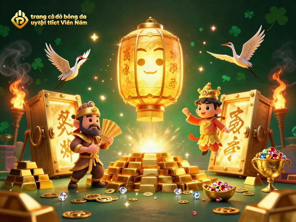 Tham gia trang cá độ bóng đá uy tín nhất Việt Nam với hình ảnh lồng đèn vàng phát sáng và các yếu tố may mắn.